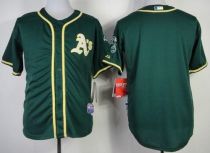 Oakland Athletics Blank Green Cool Base Stitched MLB Jersey