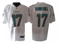 Nike Miami Dolphins #17 Ryan Tannehill White Men‘s Stitched NFL Elite Jersey