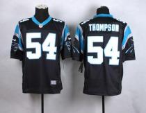 Nike Panthers -54 Shaq Thompson Black Team Color Men's Stitched NFL Elite Jersey