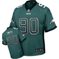 Nike Philadelphia Eagles #90 Marcus Smith Midnight Green Team Color Men's Stitched NFL Elite Drift F