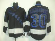 New York Rangers -30 Henrik Lundqvist Black Ice Stitched NHL Jersey