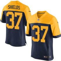 Nike Green Bay Packers #37 Sam Shields Navy Blue Alternate Men's Stitched NFL New Elite Jersey