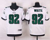 Nike Philadelphia Eagles #92 Reggie White White Men's Stitched NFL New Elite Jersey
