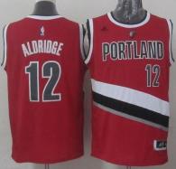 Portland Trail Blazers -12 LaMarcus Aldridge Stitched Red NBA Jersey