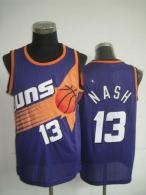 Phoenix Suns -13 Steve Nash Purple Throwback Stitched NBA Jersey