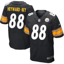 Nike Pittsburgh Steelers #88 Darrius Heyward-Bey Black Team Color Men's Stitched NFL Elite Jersey