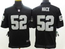 Nike Oakland Raiders -52 Khalil Mack Black Team Color NFL Limited Jersey