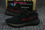 Authentic Y 350 V2 Black/red