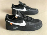 Authentic Off-White x Nike Air Force 1 Low Black