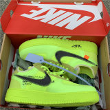 Authentic OFF-WHITE x Nike Air Force 1 “Volt” (women)