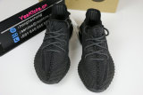Authentic Y 350 V2 ALL Black(only lace reflective)