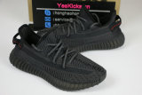 Authentic Y 350 V2 ALL Black(only lace reflective)