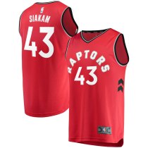 Men's Toronto Raptors Pascal Siakam Red Fast Break Player Jersey - Icon Edition