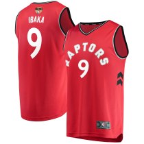 Men's Toronto Raptors Serge Ibaka Fanatics Branded Red 2019 NBA Finals Jersey - Icon Edition
