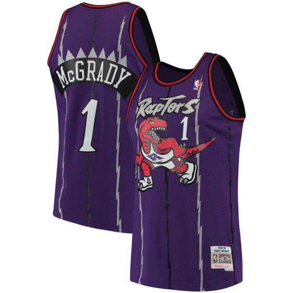 Men's Toronto Raptors Tracy McGrady Mitchell & Ness Purple 1998-99 Swingman Jersey