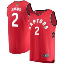 Men's Toronto Raptors Kawhi Leonard  Red 2019 NBA Finals Jersey - Icon Edition