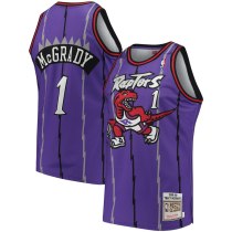 Men's Toronto Raptors Tracy McGrady Mitchell & Ness Purple Road 1998-99 Jersey