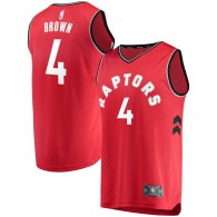 Men's Toronto Raptors Lorenzo Brown Red Fast Break Player Jersey - Icon Edition