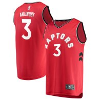 Men's Toronto Raptors OG Anunoby Red Fast Break Player Jersey - Icon Edition