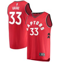Men's Toronto Raptors Marc Gasol Fanatics Branded Red Fast Break Replica Jersey – Icon Edition