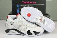 Authentic Supreme x Air Jordan 14 White/University Red
