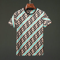 Fendi short round collar T-shirt M-XXXL (5)