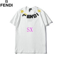Fendi short round collar T-shirt M-XXXL (74)