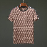 Fendi short round collar T-shirt M-XXXL (4)