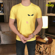 Fendi short round collar T-shirt M-XXXL (154)