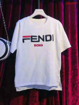 Fendi short round collar T-shirt M-XXXL (2)