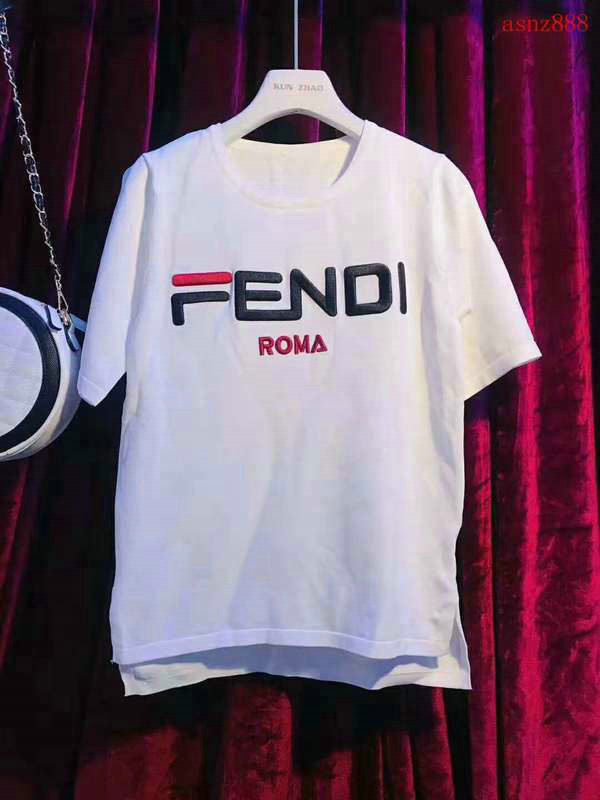 Fendi short round collar T-shirt M-XXXL (2)