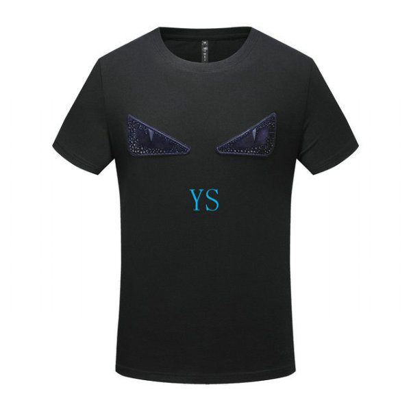 Fendi short round collar T-shirt M-XXXL (19)