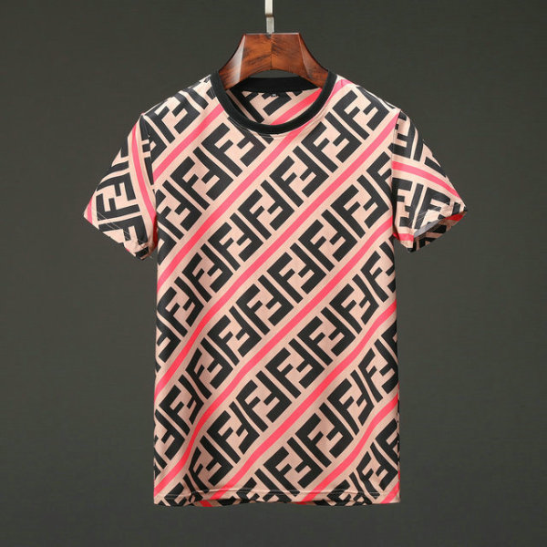Fendi short round collar T-shirt M-XXXL (6)