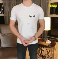 Fendi short round collar T-shirt M-XXXL (152)