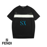 Fendi short round collar T-shirt M-XXXL (39)