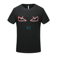 Fendi short round collar T-shirt M-XXXL (28)