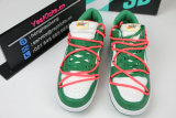 Authentic OFF-WHITE x Nike Dunk Low White/Pine Green