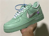 Authentic Off-White x Nike Air Force 1 Low Green-Silver