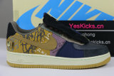 Authentic Travis Scott x Nike Air Force 1 Low Multi-Color/Muted Bronze-Fossil