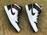 Authentic Air Jordan 1 Mid “Reverse Black Toe” 