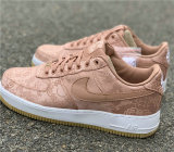 Authentic Clot x Nike Air Force 1 Low “Rose Gold” GS