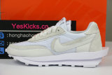 Authentic Sacai x Nike LDWaffle “White Nylon” 