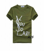 YSL short round collar T-shirt M-XXL (232)