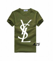 YSL short round collar T-shirt M-XXL (191)
