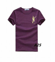 YSL short round collar T-shirt M-XXL (20)