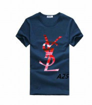 YSL short round collar T-shirt M-XXL (128)