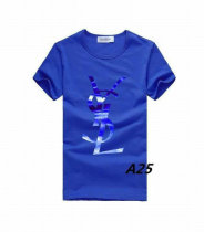 YSL short round collar T-shirt M-XXL (45)