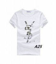 YSL short round collar T-shirt M-XXL (29)