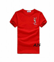 YSL short round collar T-shirt M-XXL (216)