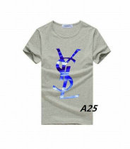 YSL short round collar T-shirt M-XXL (50)